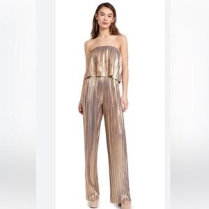 AMANDA UPRICHARD Collins Jumpsuit in Pleats SIZE: MEDIUM